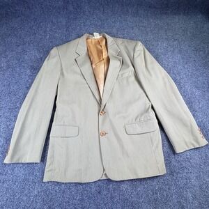 Vintage 90s Matinique Blazer Men's 40R Light Green Sport Coat Preppy Old Money